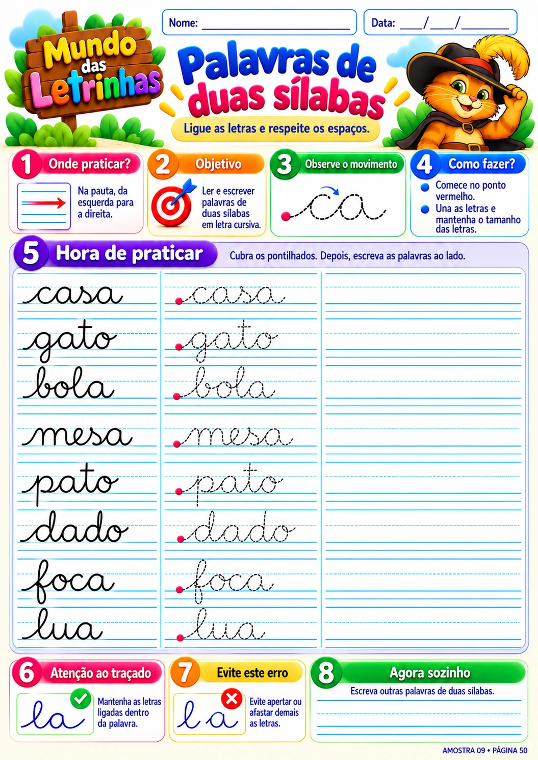Palavras de duas sílabas