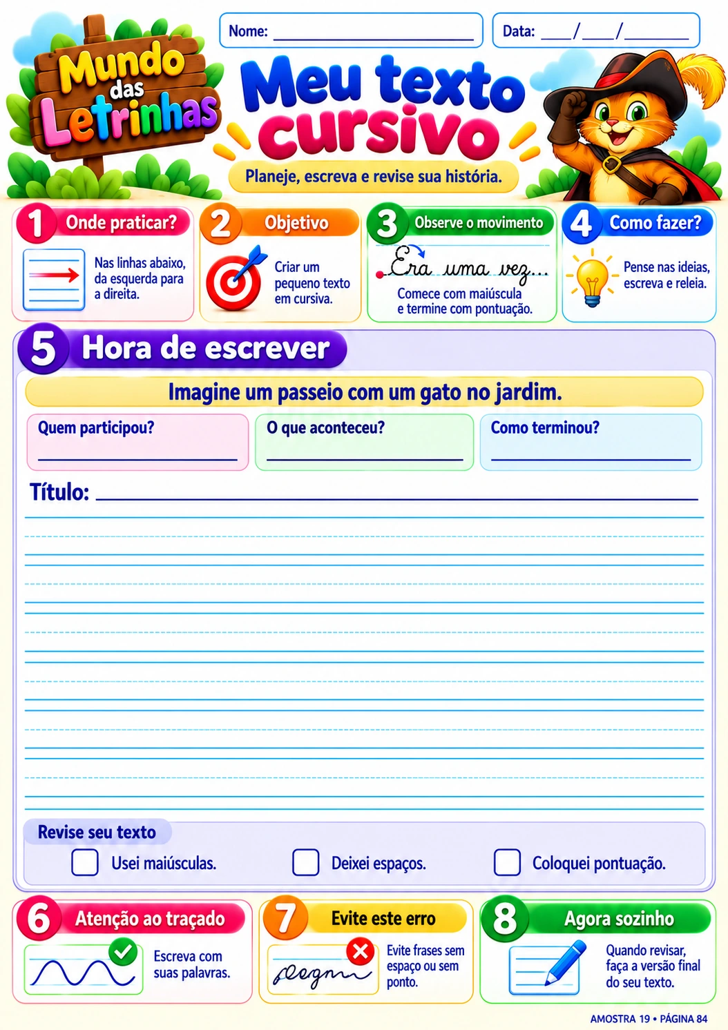 Meu texto cursivo